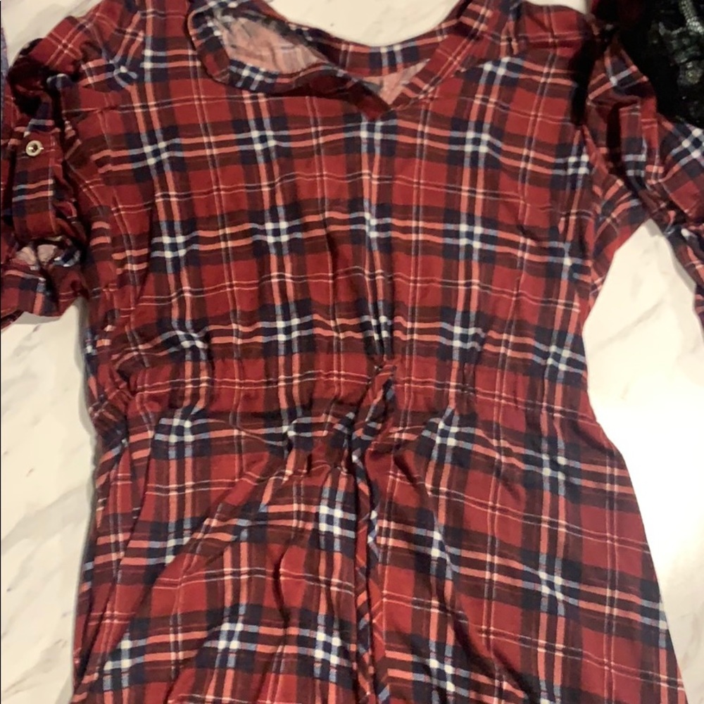 Flannel dress